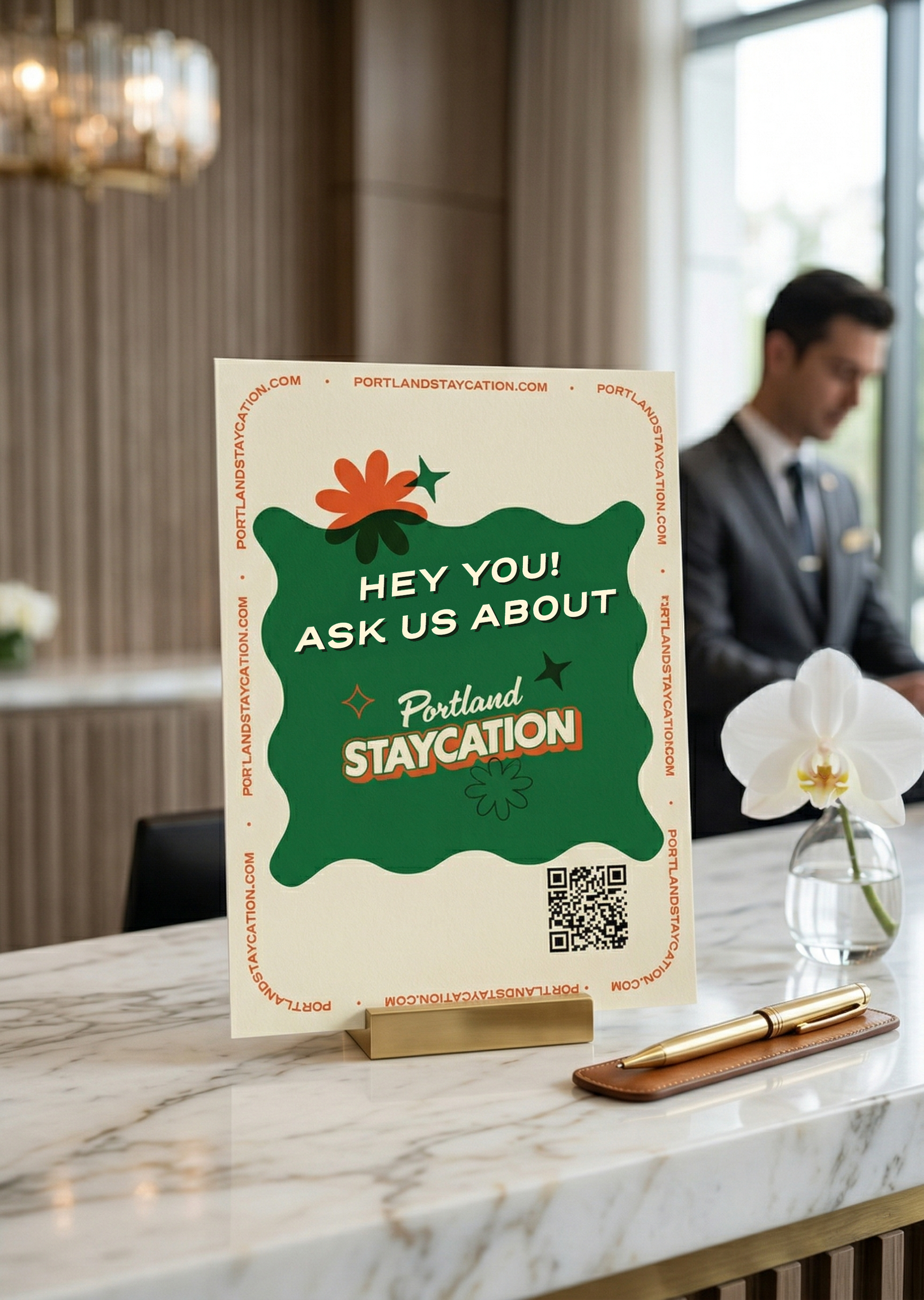 Portland Staycation hotel key card